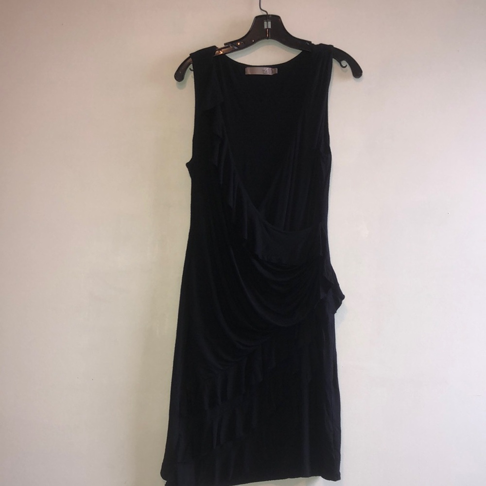 Nola Elegant Black Sleeveless Dress